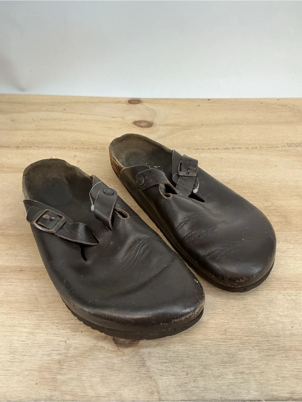 Birkenstock AS IS Men's Casual Slip-On Buckle Clog - Black Size 43